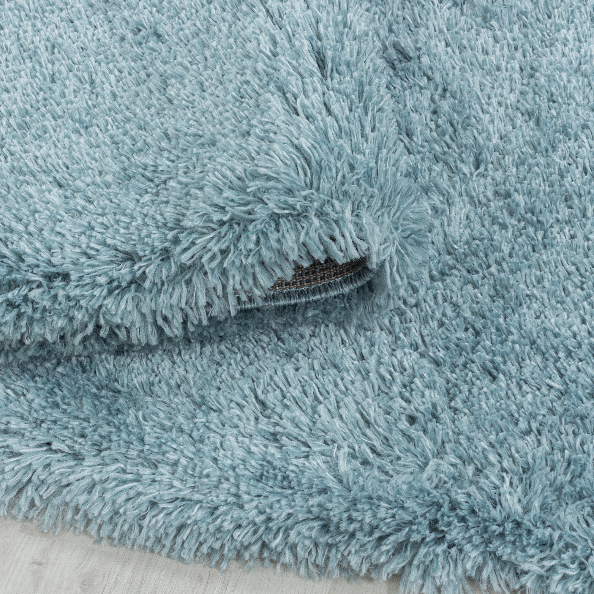 Teppich Fluffy 3500 Unicolor Blau (4)