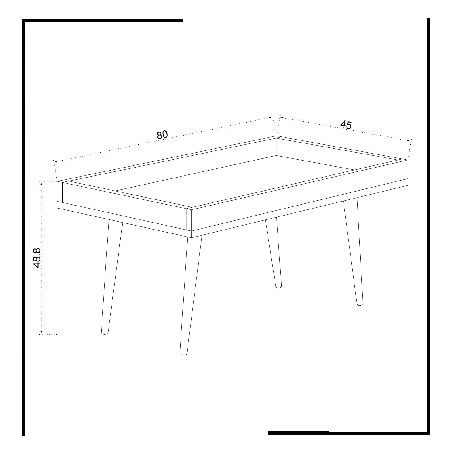 Couchtisch Cross Weiß (3)