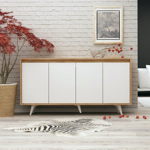 Sideboard mit 4 türen, Shans Eiche