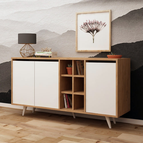 Sideboard mit 3 türen, Seria Eiche