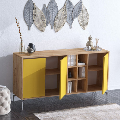 Sideboard mit 3 türen, Kaja Eiche (1)