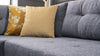 Ecksofa Schlaffunktion mit Chaiselongue Links, 3-Sitzer, aus Stoff, Manama Grau (3)