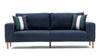 Sofa 3-Sitzer mit Stoff, Franz Blau (3)