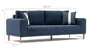 Sofa 3-Sitzer mit Stoff, Franz Blau (4)