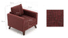 Sessel mit Stoff Bella Bordeaux (6)