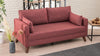 Sofa 2-Sitzer mit Stoff, Bella Bordeaux (2)