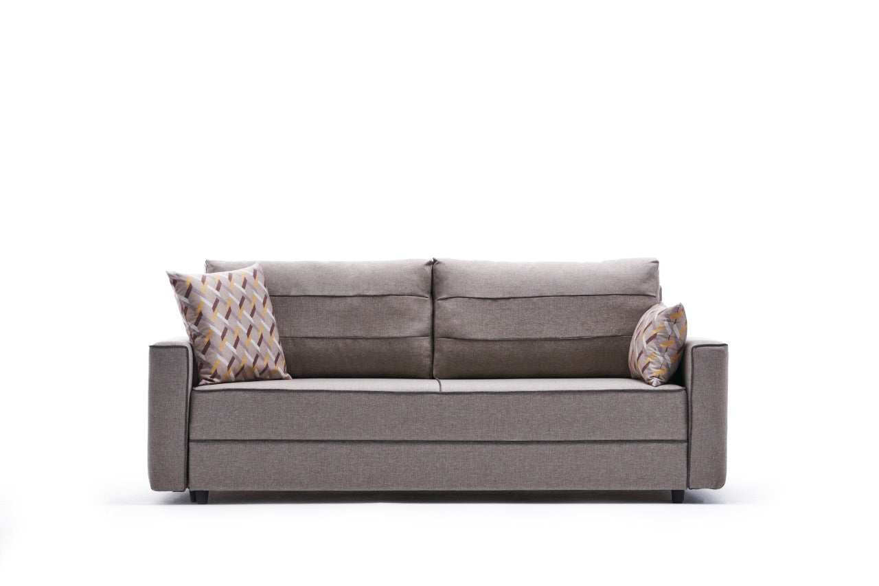 Schlafsofa 3-Sitzer mit Stoff, Ece Creme (6)