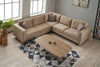 Ecksofa Symmetrisch, 4-Sitzer, aus Stoff, Kale Creme (2)