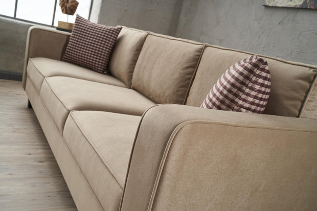 Sofa 3-Sitzer mit Stoff, Kale Creme (3)