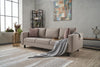 Sofa 3-Sitzer mit Stoff, Kale Creme (1)