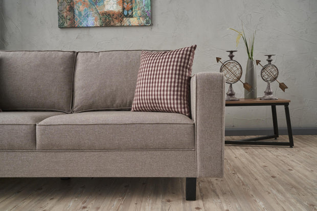 Sofa 2-Sitzer mit Stoff, Kale Creme (3)