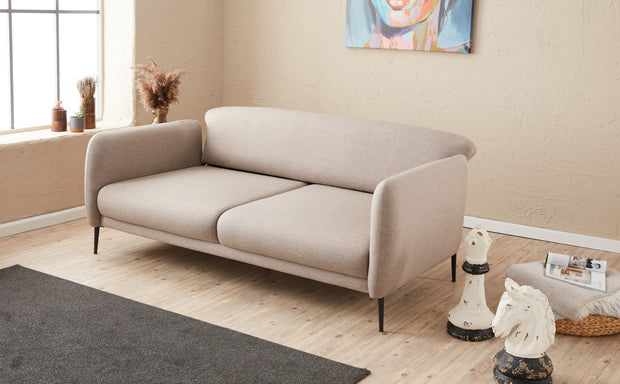 Sofa 3-Sitzer mit Stoff, Venus Creme (5)