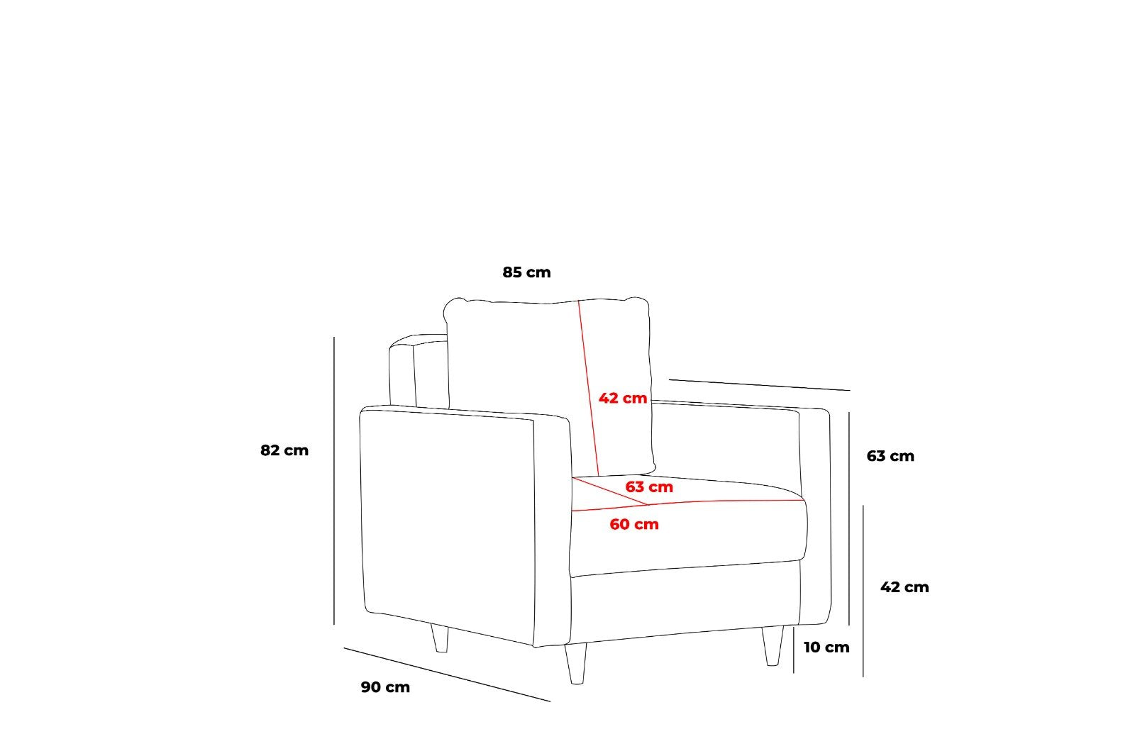 Sessel mit Stoff Eva Anthrazit (6)