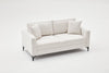 Sofa 2-Sitzer mit Stoff, Berlin Creme (3)