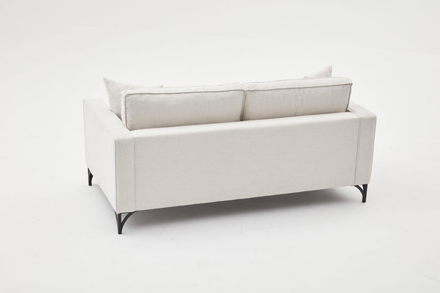 Sofa 2-Sitzer mit Stoff, Berlin Creme (6)