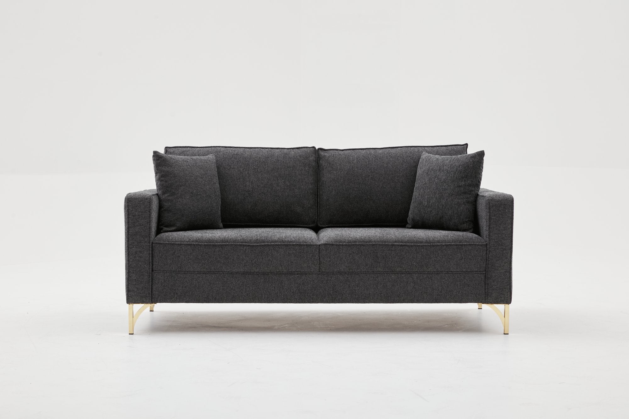 Sofa 2-Sitzer mit Stoff, Berlin Anthrazit (5)