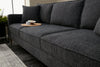 Sofa 3-Sitzer mit Stoff, Berlin Anthrazit (3)