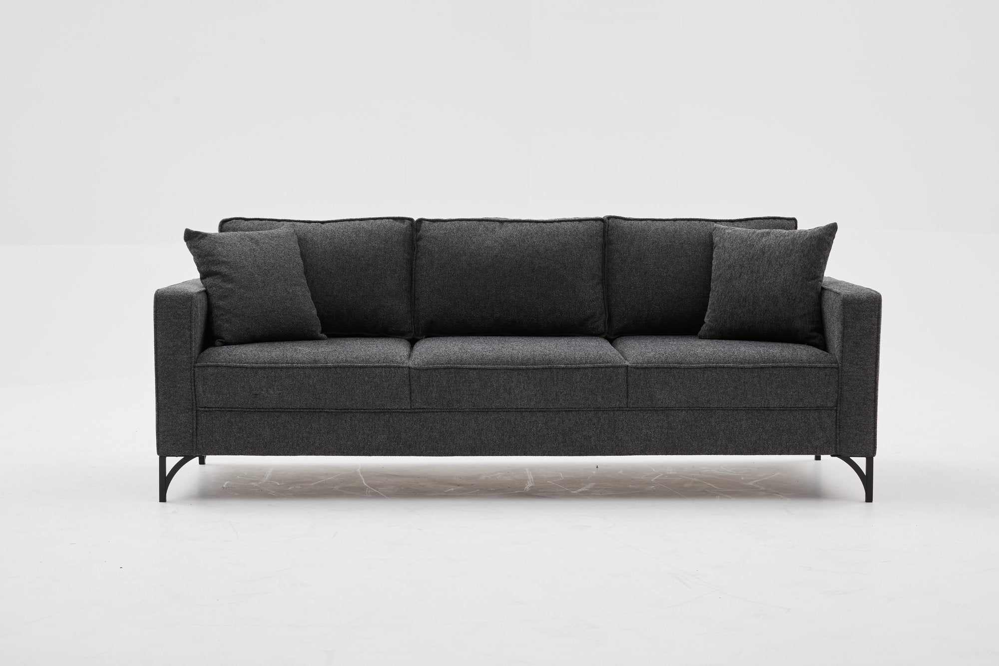 Sofa 3-Sitzer mit Stoff, Berlin Anthrazit (5)