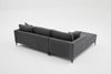 Ecksofa mit Chaiselongue Links, 3-Sitzer, aus Stoff, Berlin Anthrazit (5)