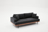 Sofa 3-Sitzer mit Stoff, Liva Anthrazit (6)