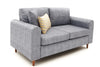 Sofa 2-Sitzer mit Stoff, Salem Grau (3)