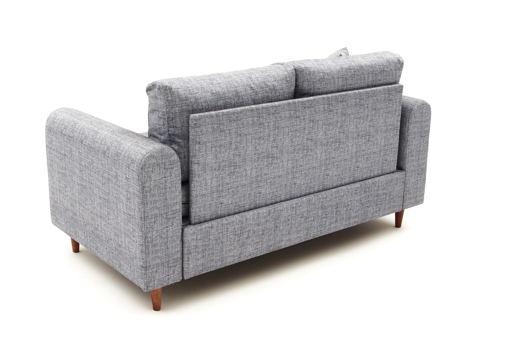 Sofa 2-Sitzer mit Stoff, Salem Grau (4)