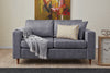 Sofa 2-Sitzer mit Stoff, Step Grau