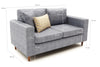 Sofa 2-Sitzer mit Stoff, Step Grau (2)