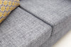 Sofa 2-Sitzer mit Stoff, Step Grau (4)