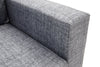 Sofa 2-Sitzer mit Stoff, Step Grau (5)