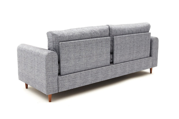 Sofa 3-Sitzer mit Stoff, Salem Grau (4)