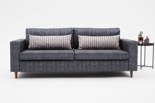 Sofa 3-Sitzer mit Stoff, Step Anthrazit (1)