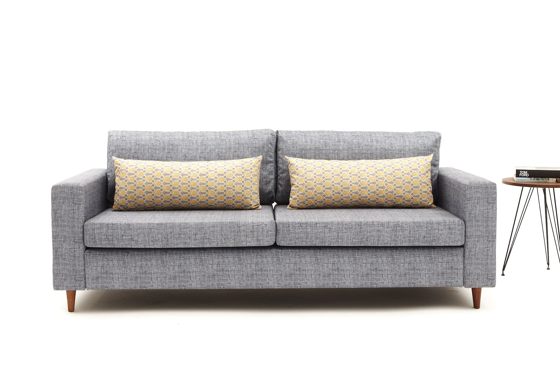 Sofa 3-Sitzer mit Stoff, Step Grau (1)