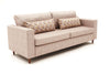 Sofa 3-Sitzer mit Stoff, Step Creme (2)