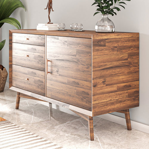 Sideboard mit 3 schubladen und 1 tür, Farina Kiefer (1)