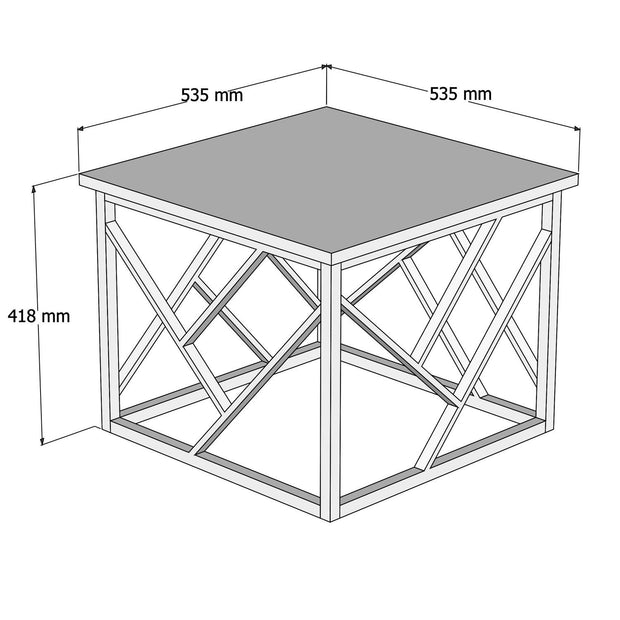 Couchtisch Woda Weiß (3)