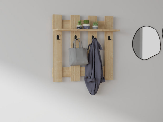 Wandgarderobe Carina Eiche