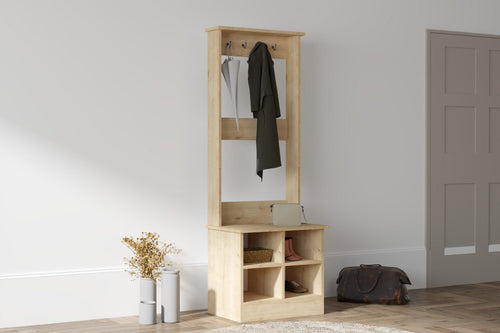 Flurgarderobe Fasitano Eiche