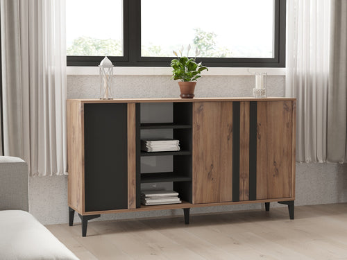 Sideboard mit 3 türen, Dora Natürlich