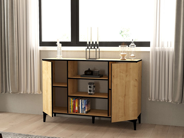 Sideboard mit 2 türen, Ebin Eiche (1)