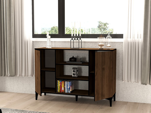 Sideboard mit 2 türen, Erke Nussbaum (1)