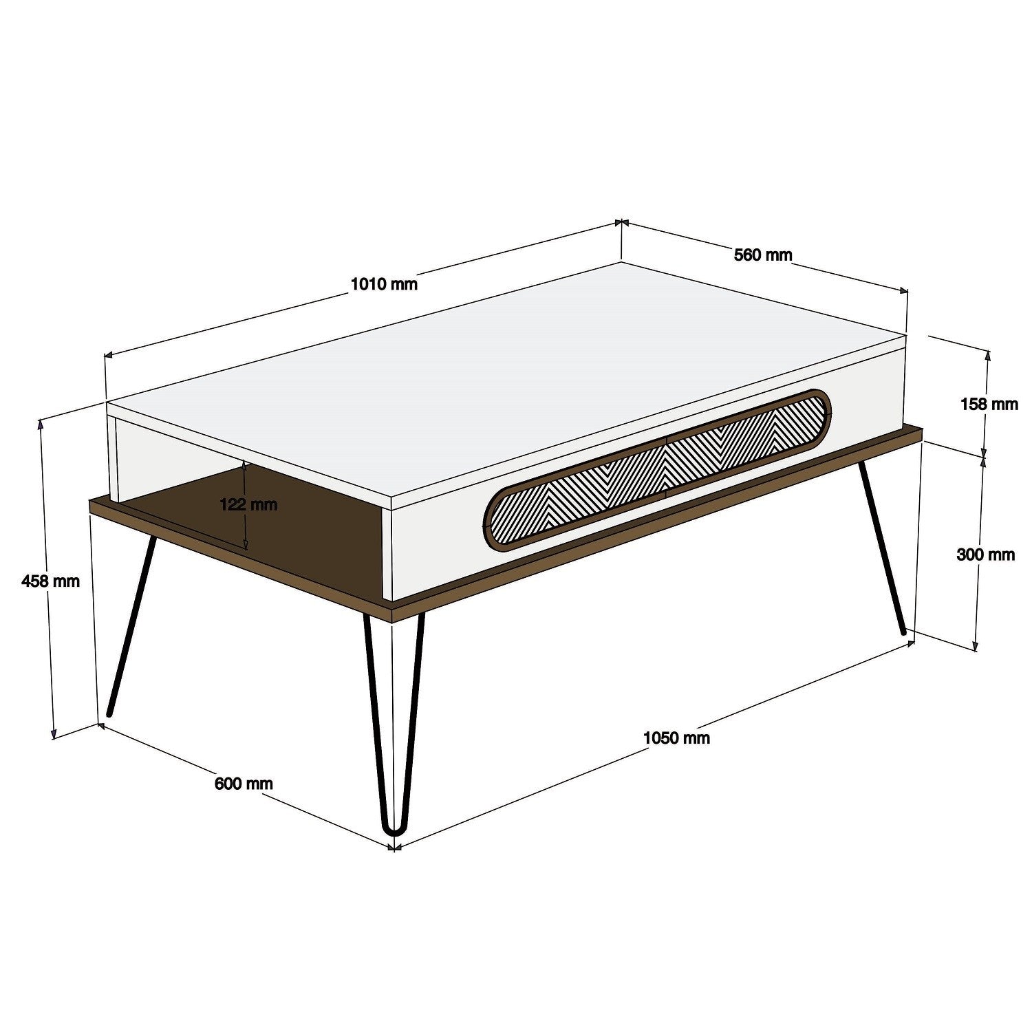 Couchtisch Ekol Creme (3)