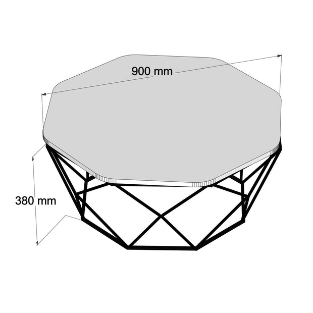 Couchtisch Diamond Weiß (3)