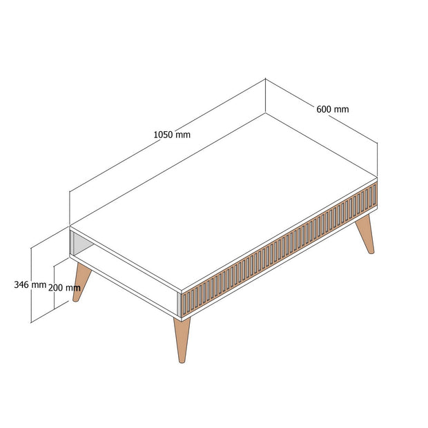 Couchtisch Milan Creme (2)