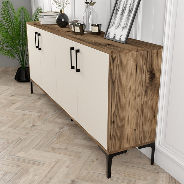 Sideboard mit 4 türen, Kiev Creme (3)