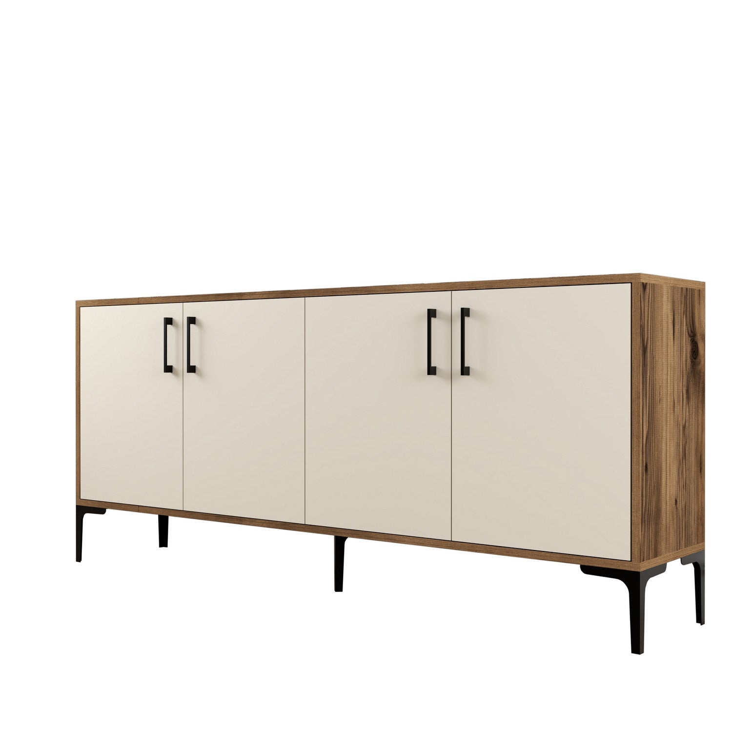 Sideboard mit 4 türen, Kiev Creme (4)