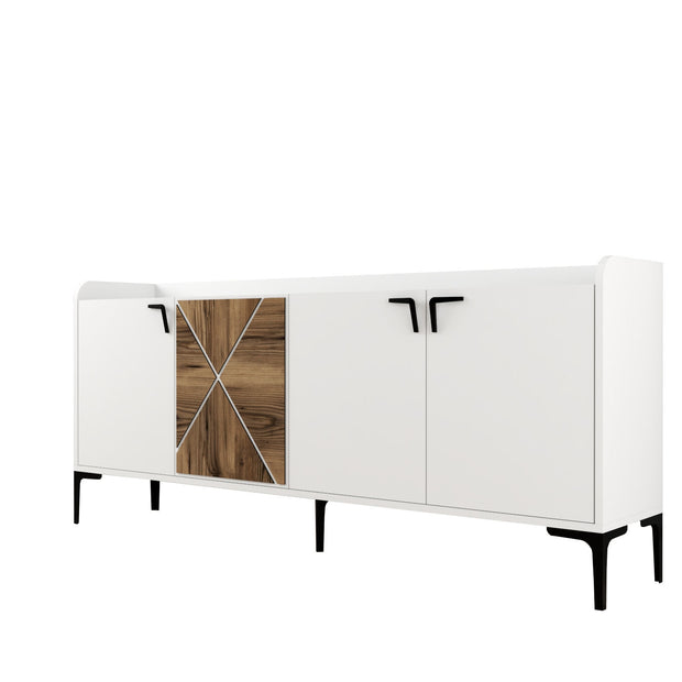 Sideboard mit 4 türen, Venedik Weiß (5)