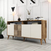 Sideboard mit 4 türen, Milan 160 Creme (1)