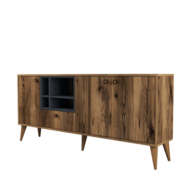 Sideboard mit 4 türen, Napoli Nussbaum (5)