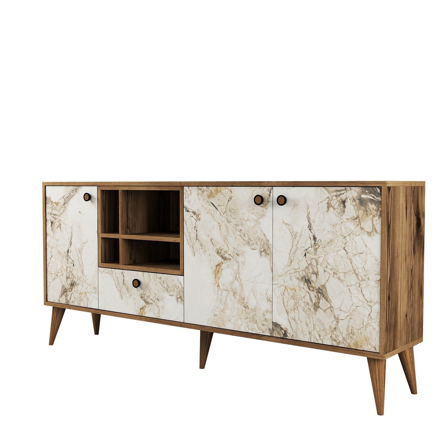 Sideboard mit 4 türen, Napoli Marmor (5)